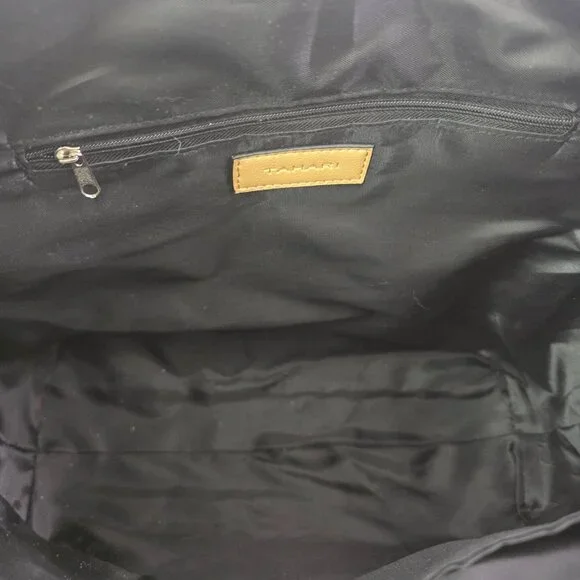 Tahari Mackenzie Vegan Leather Zipper Close Floral Butterfly Tote Bag Purse NWT - Picture 5 of 15